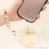 Cinnamoroll Latte Bear Beaded Charm Mobile Phone Wrist Strap sold by Sanrio