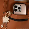 Cinnamoroll Latte Bear Beaded Charm Mobile Phone Wrist Strap sold by Sanrio