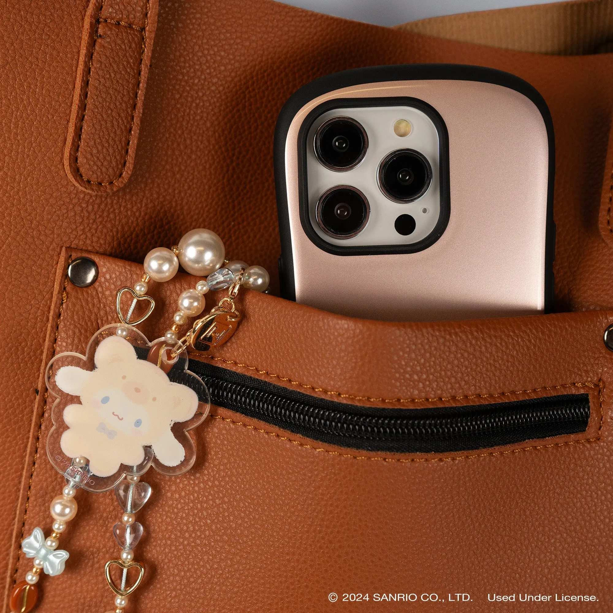 Cinnamoroll Latte Bear Beaded Charm Mobile Phone Wrist Strap sold by Sanrio product image thumbnail 4