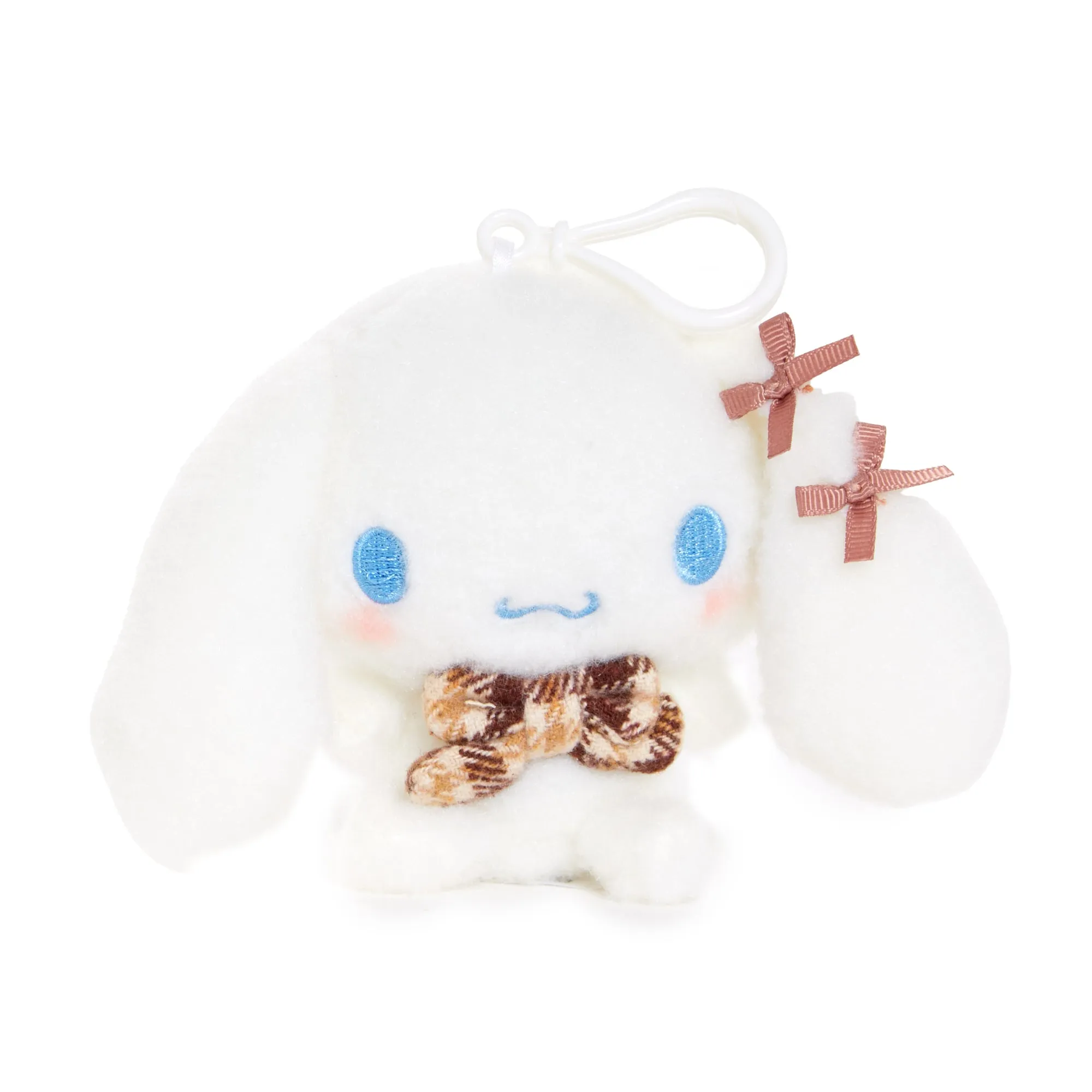 Cinnamoroll Mascot Clip (Mocha Check Series) sold by Sanrio product image thumbnail 3