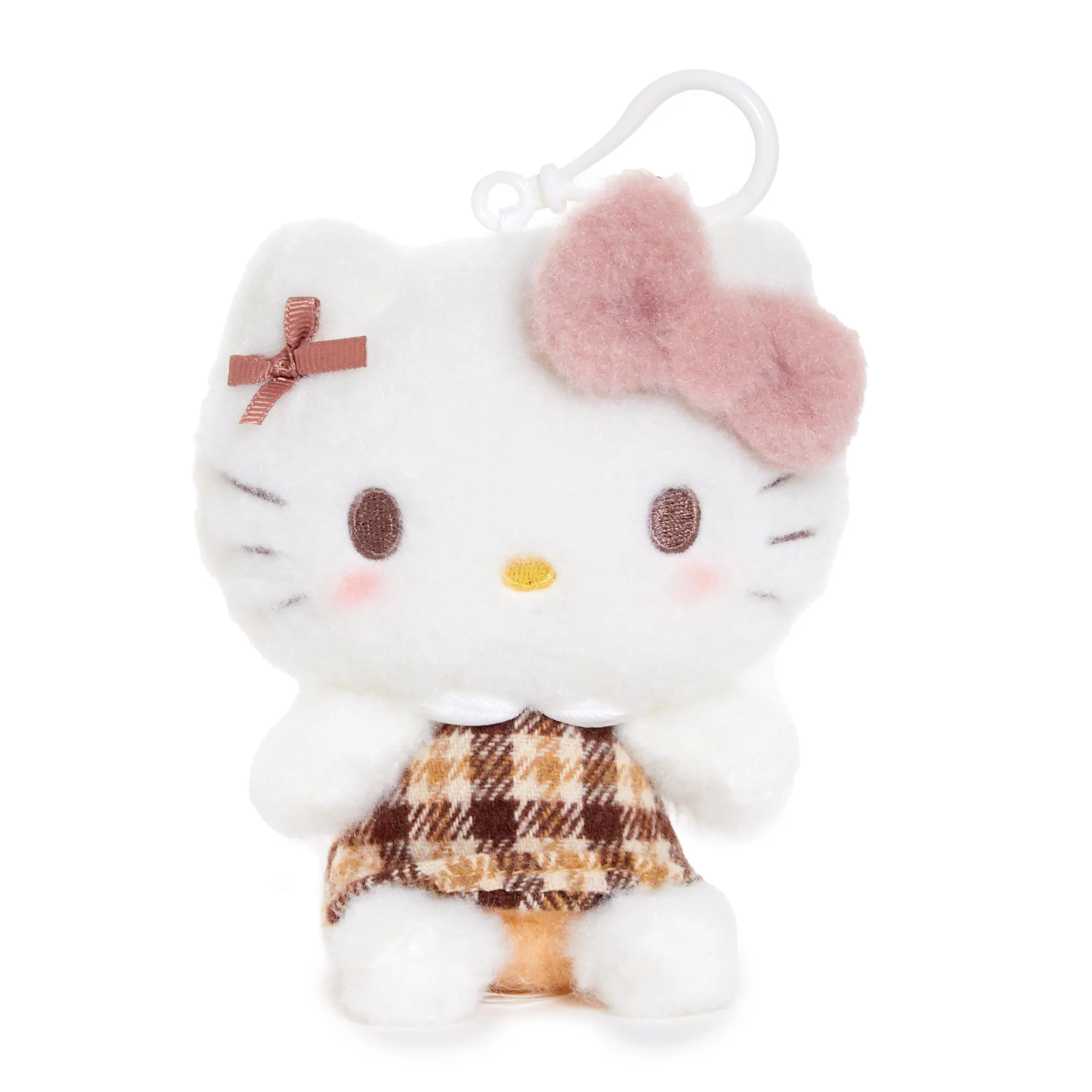 Hello Kitty Mascot Clip (Mocha Check Series) sold by Sanrio product image thumbnail 3