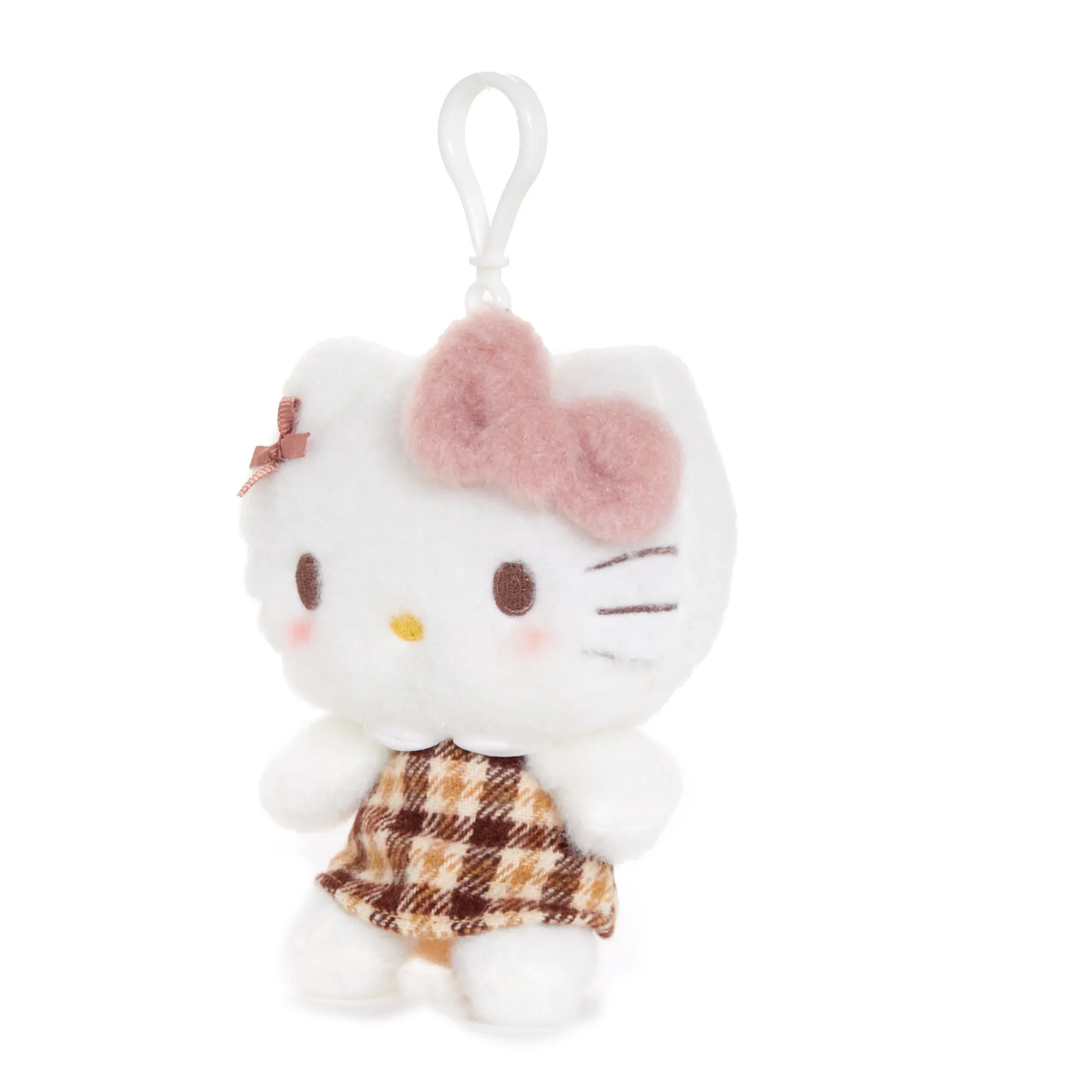 Hello Kitty Mascot Clip (Mocha Check Series) sold by Sanrio product image thumbnail 2