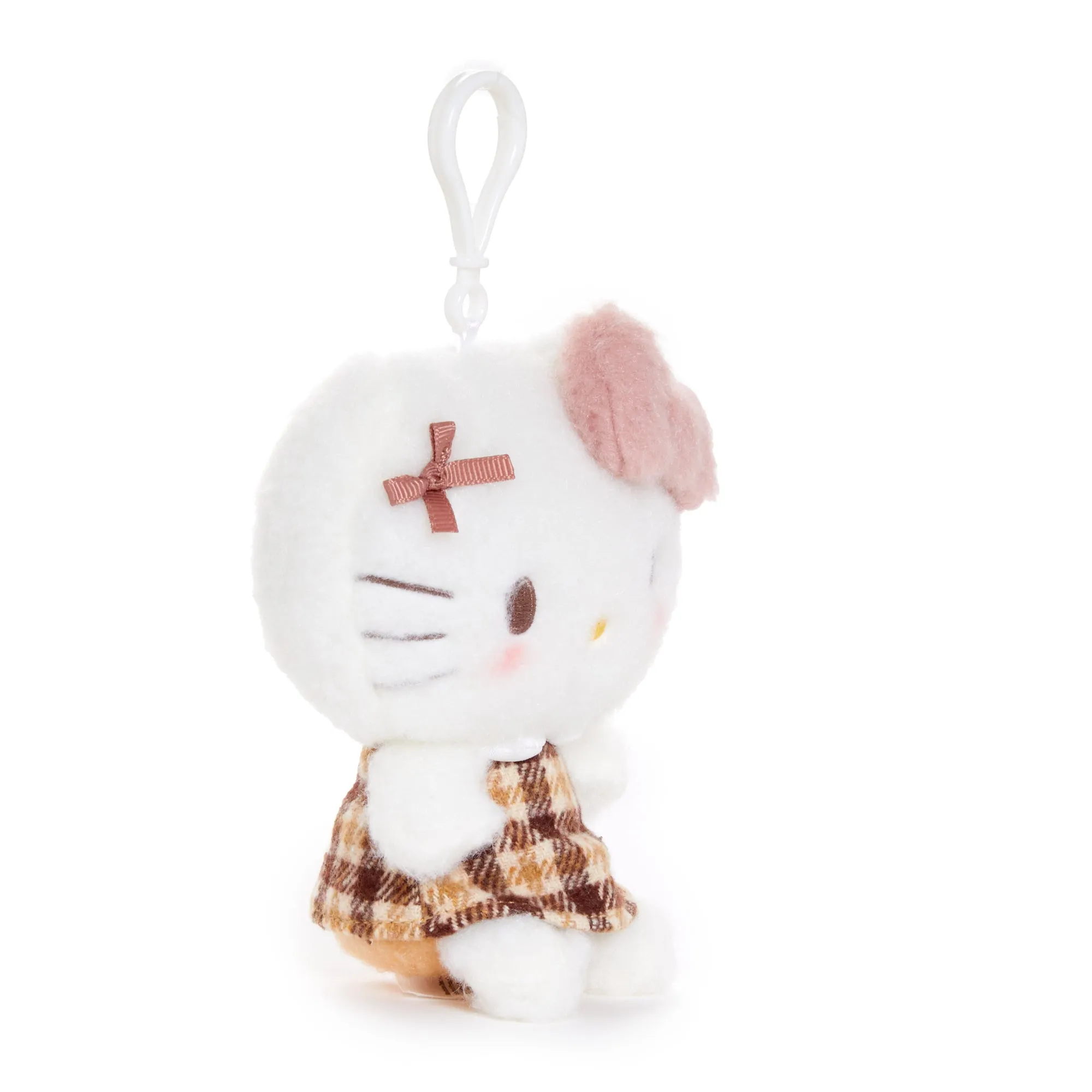 Hello Kitty Mascot Clip (Mocha Check Series) sold by Sanrio product image thumbnail 4