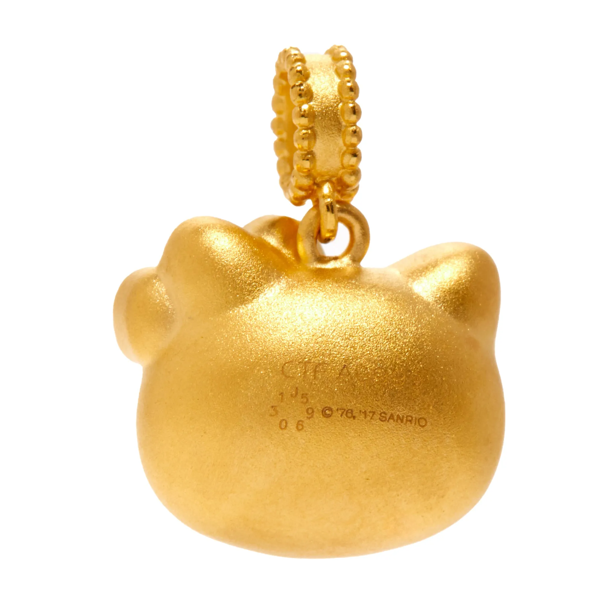 Hello Kitty x Chow Tai Fook 24K Gold & Red Bow Pendant sold by Sanrio product image thumbnail 5