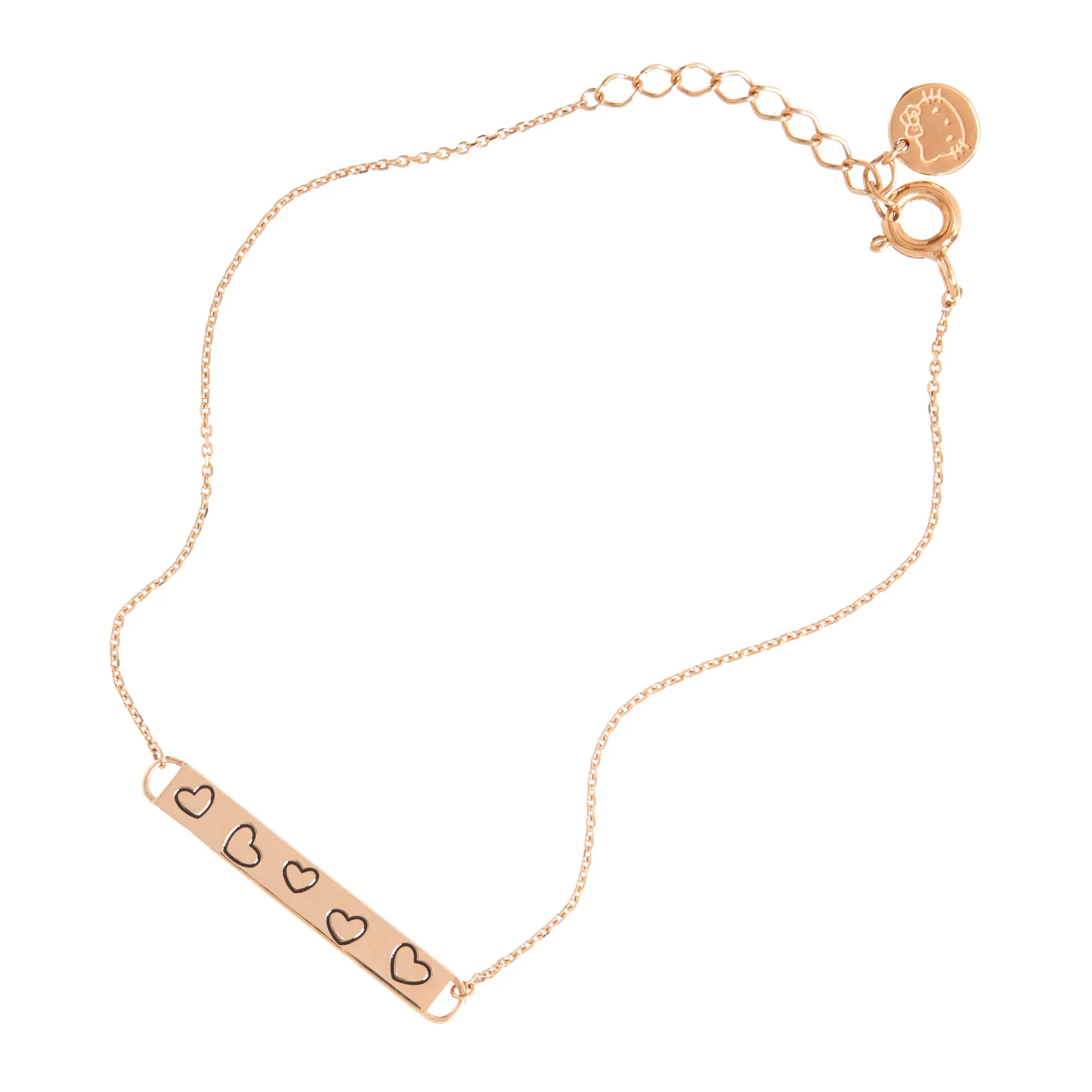 Hello Kitty Gold Bar Bracelet sold by Sanrio product image thumbnail 2