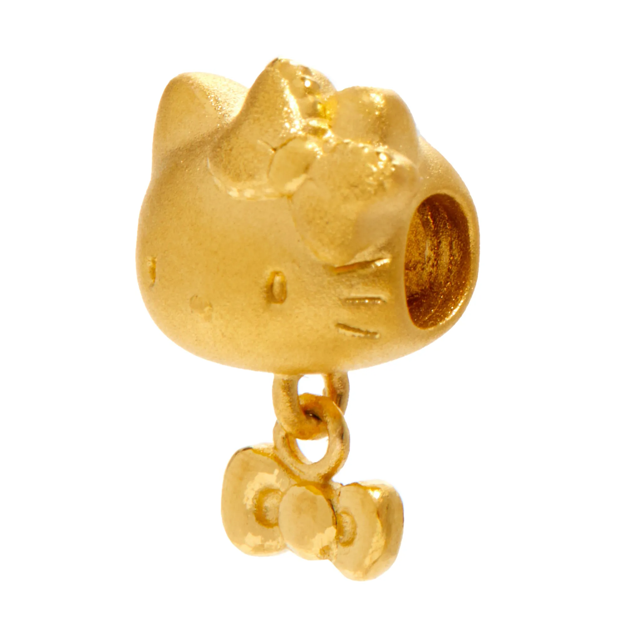 Hello Kitty 24K Gold Bow Barrel Charm sold by Sanrio product image thumbnail 3