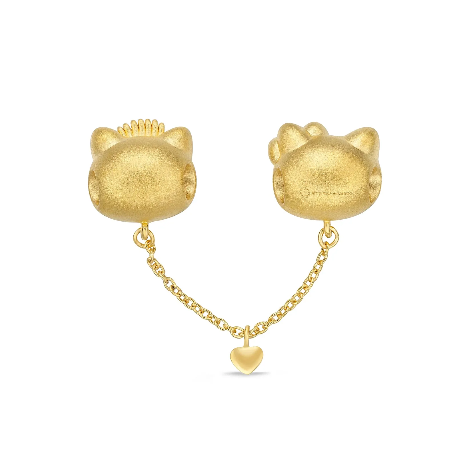 Hello Kitty & Dear Daniel 24K Gold Double Barrel Charm sold by Sanrio product image thumbnail 2