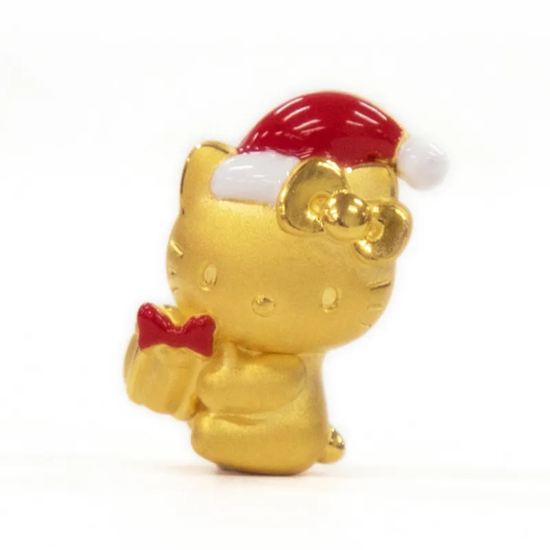 Hello Kitty x Chow Tai Fook 24K Gold Pendant (Santa) sold by Sanrio