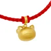 Hello Kitty 24K Gold Charm Red Bracelet sold by Sanrio