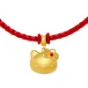 Hello Kitty 24K Gold Charm Red Bracelet sold by Sanrio