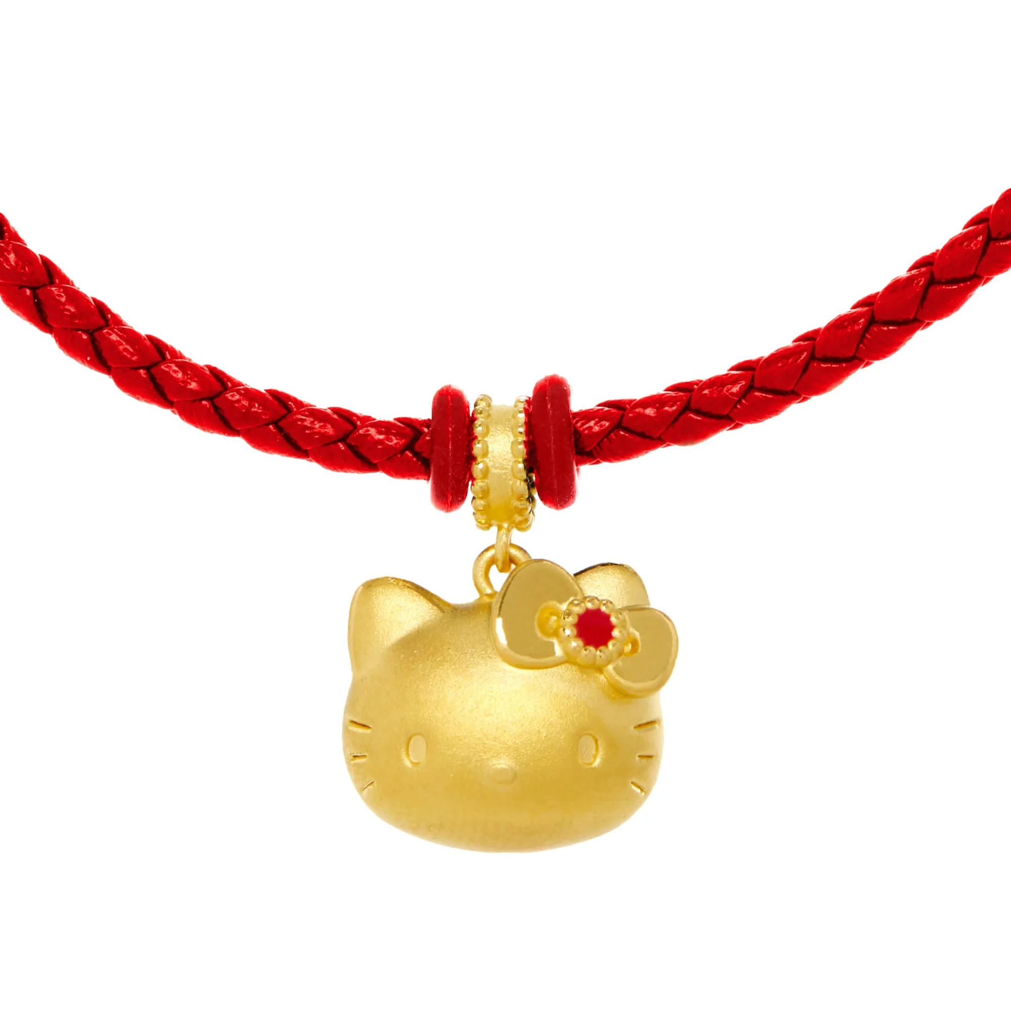 Hello Kitty 24K Gold Charm Red Bracelet sold by Sanrio product image thumbnail 3