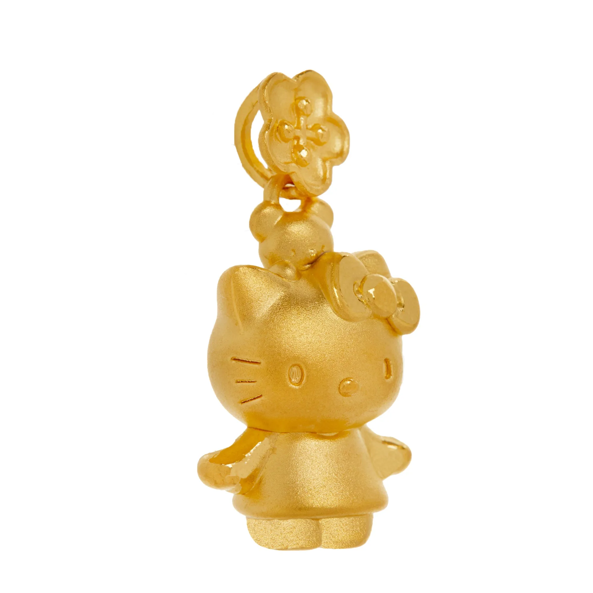 Hello Kitty x Chow Tai Fook 24K Gold Flower Pendant sold by Sanrio product image thumbnail 2