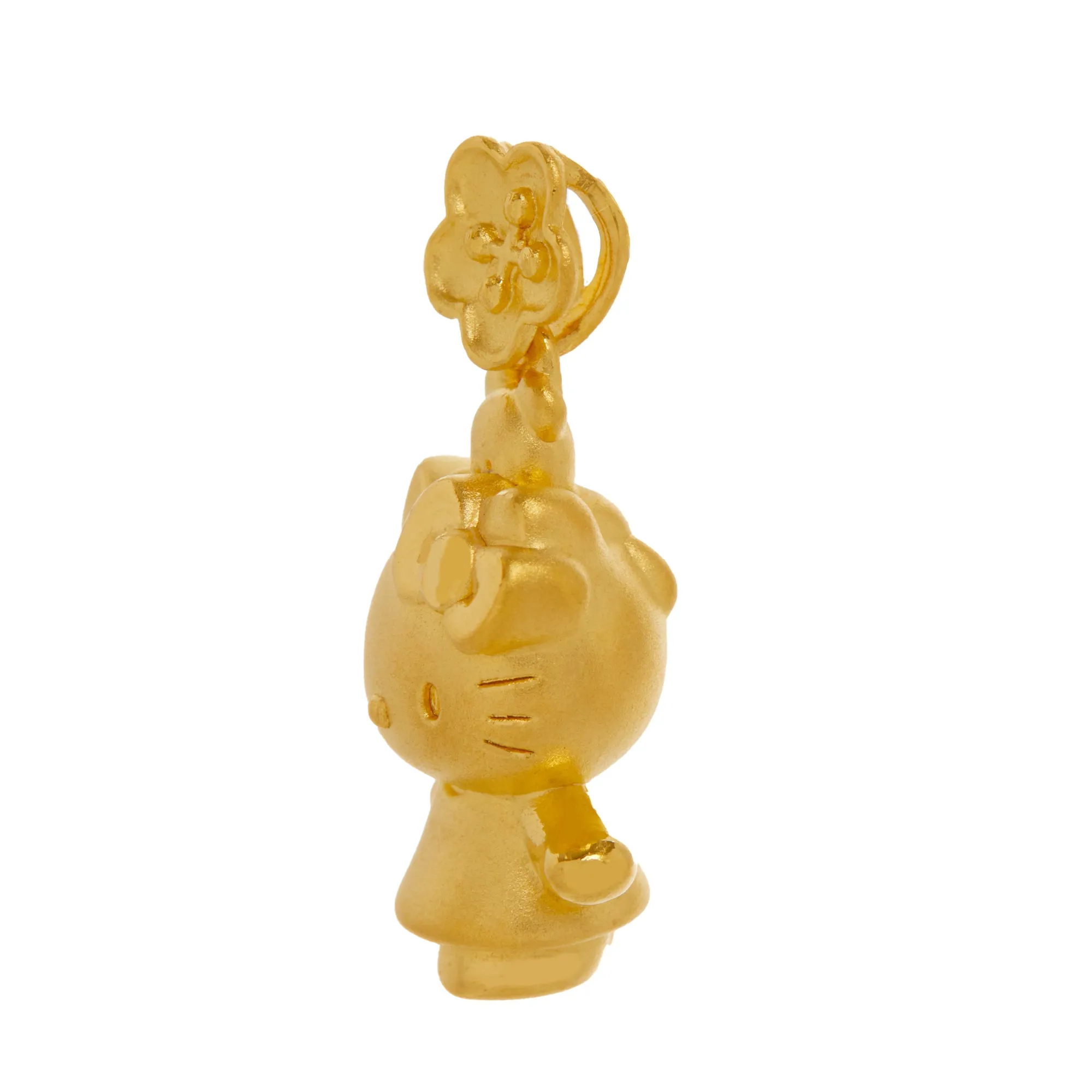 Hello Kitty x Chow Tai Fook 24K Gold Flower Pendant sold by Sanrio product image thumbnail 3
