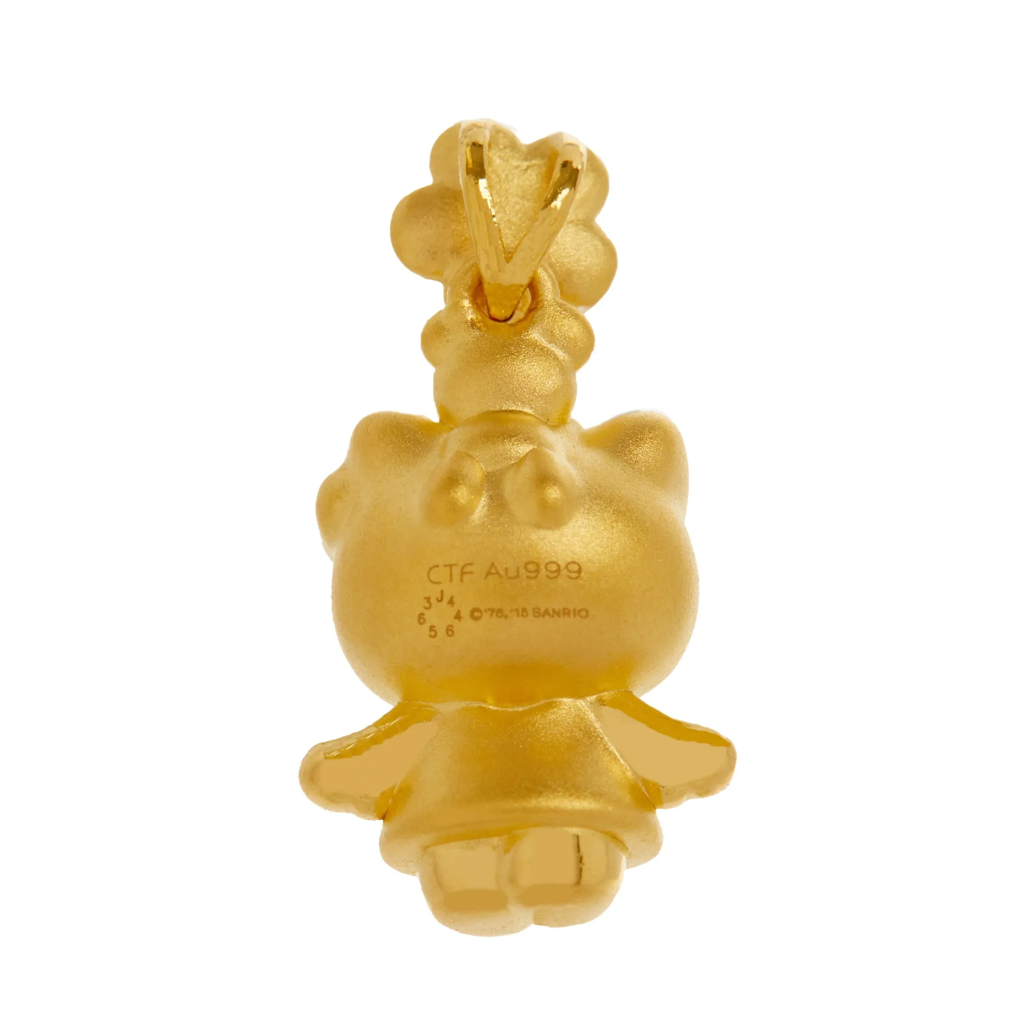 Hello Kitty x Chow Tai Fook 24K Gold Flower Pendant sold by Sanrio product image thumbnail 5