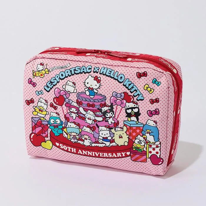 Hello Kitty x LeSportsac Extra Large Rectangular Cosmetic Bag (Party Time!) sold by Sanrio product image thumbnail 3