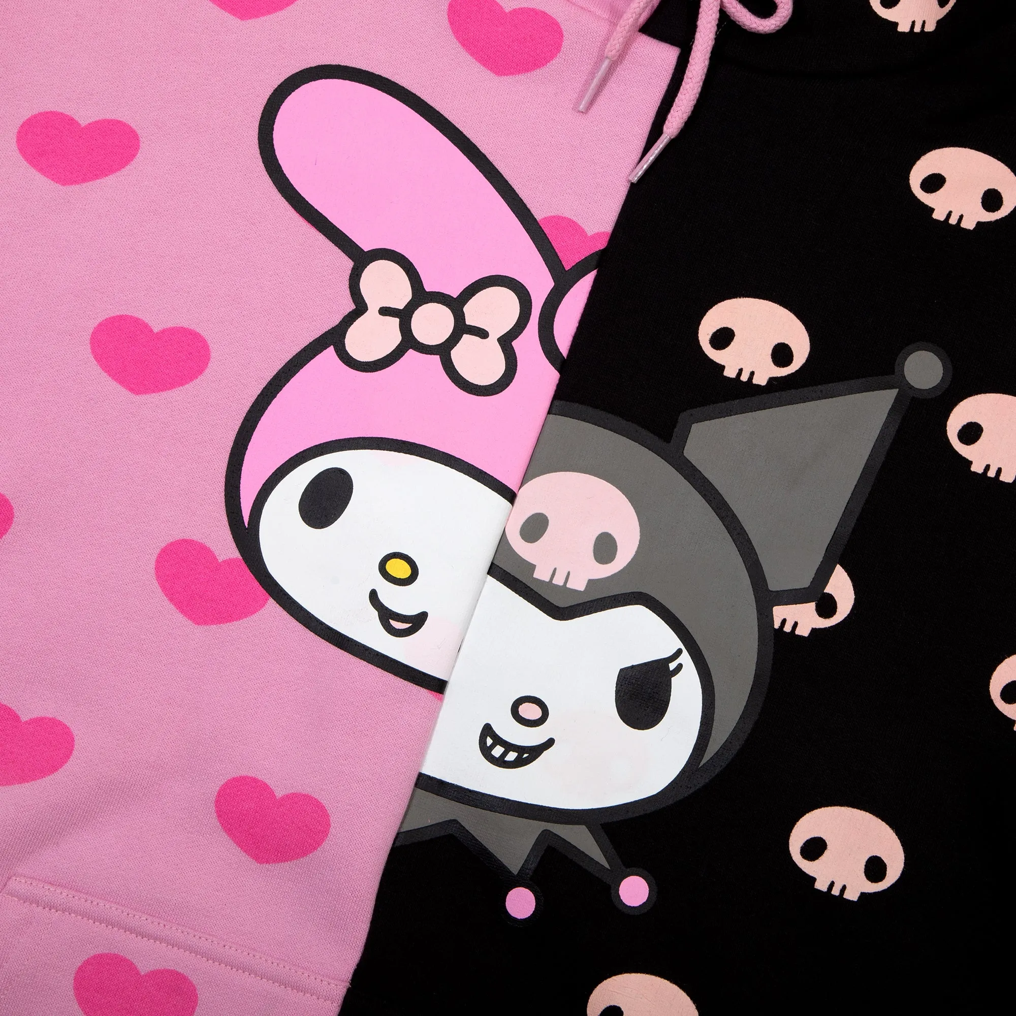 My Melody & Kuromi Split Pullover Hoodie sold by Sanrio product image thumbnail 3