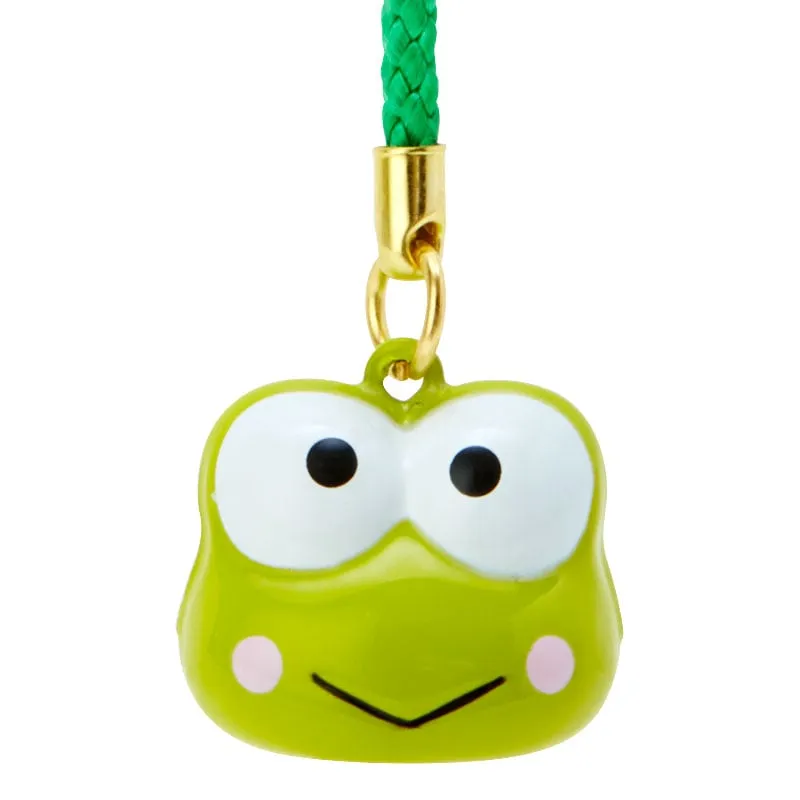 Keroppi Mini Mascot Bell Charm sold by Sanrio