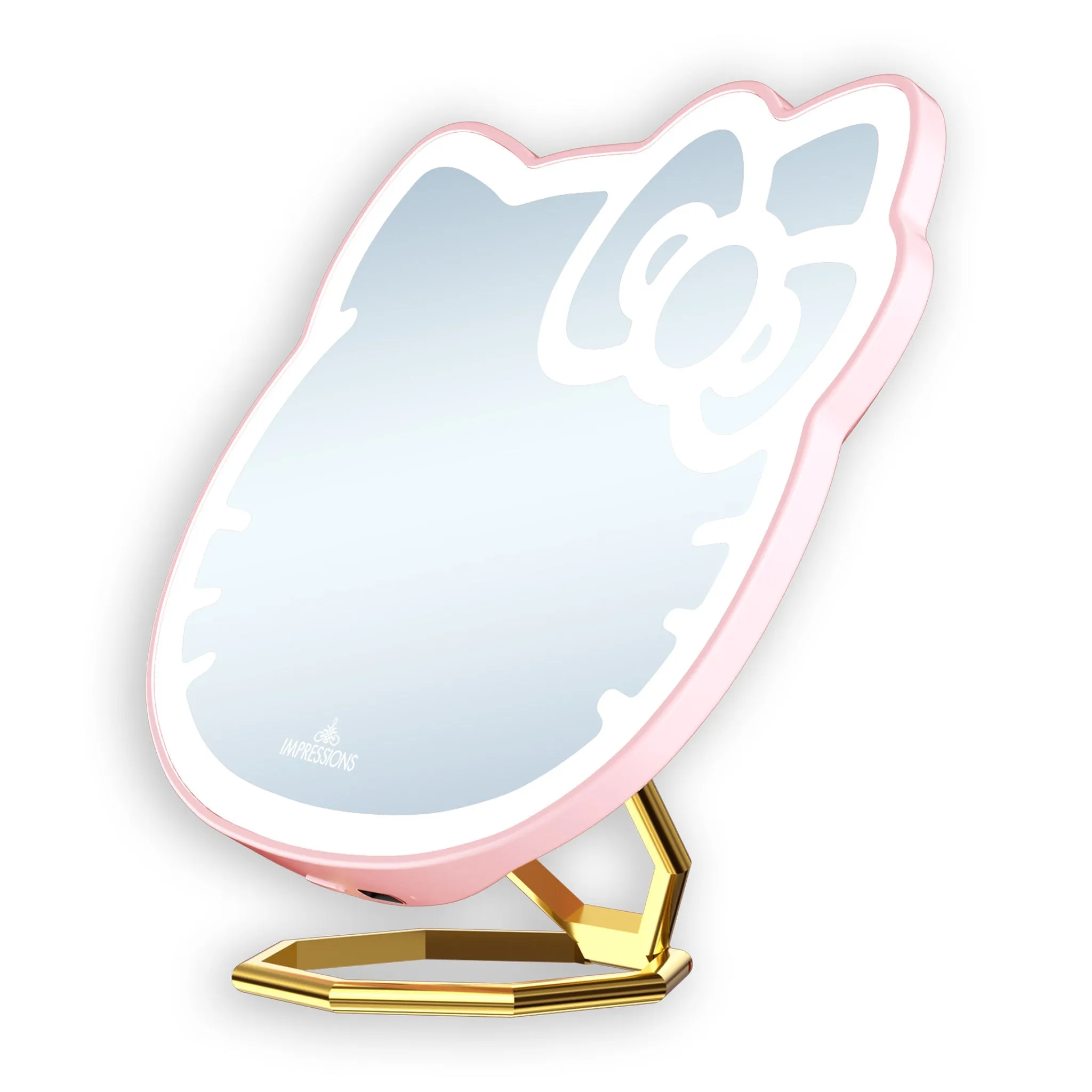 Hello Kitty x Impressions Vanity Pocket Mirror with Ring Stand sold by Sanrio product image thumbnail 2