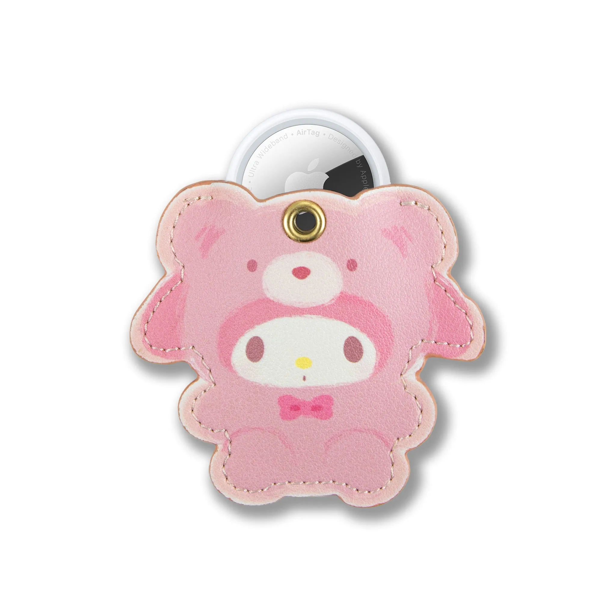 My Melody x Sonix AirTag Keychain (Latte Bears) sold by Sanrio product image thumbnail 4