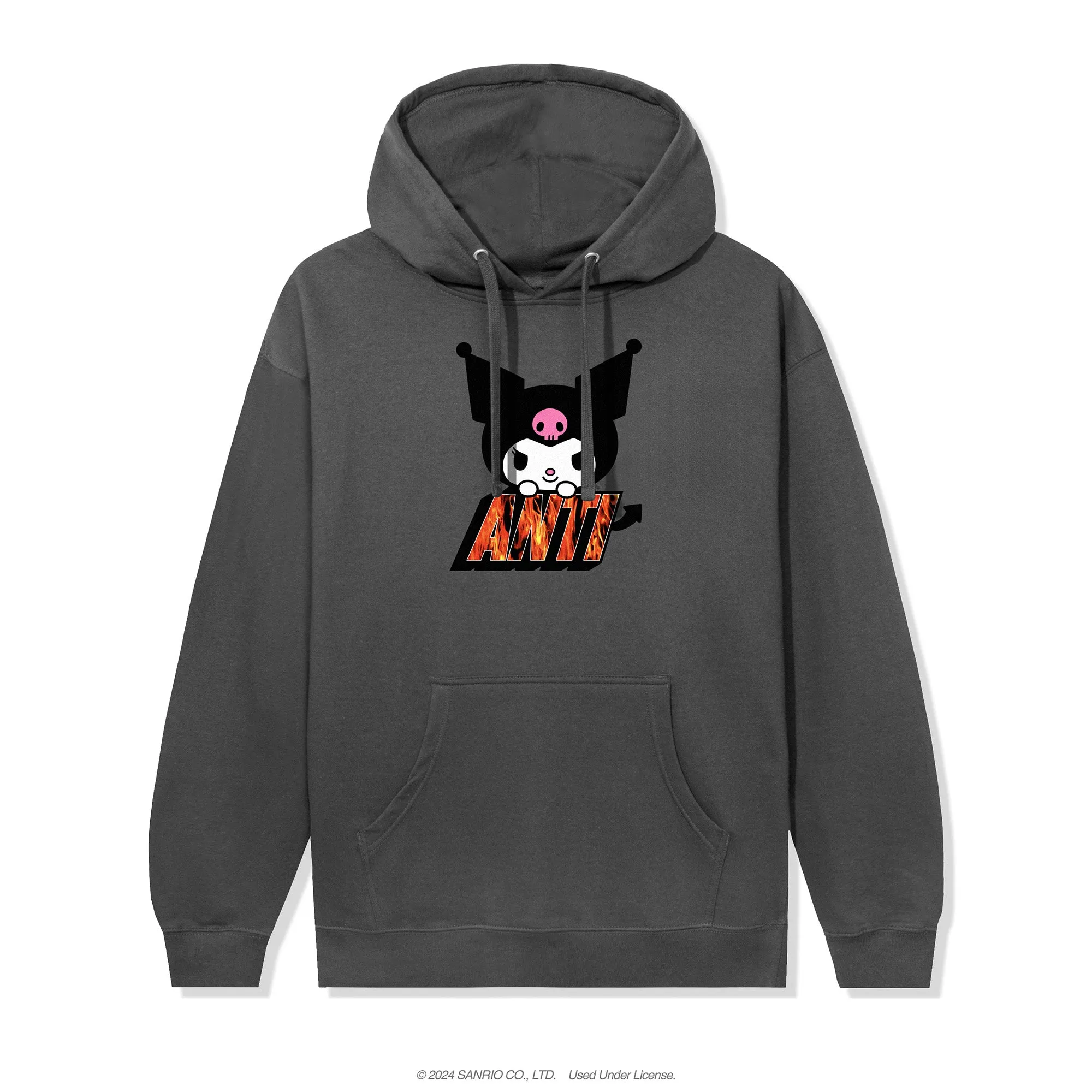 ASSC x Kuromi Hoodie (Charcoal) sold by Sanrio product image thumbnail 2