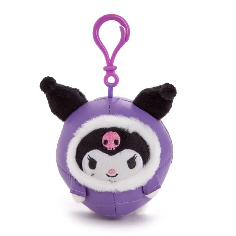 Kuromi Mascot Clip (Winter Puffer Series) sold by Sanrio