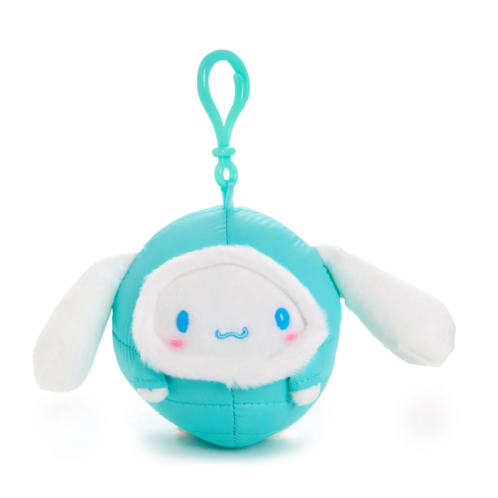 Cinnamoroll Mascot Clip (Winter Puffer Series) sold by Sanrio