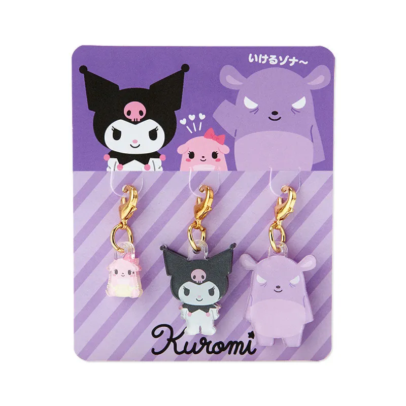 Kuromi Charm Set sold by Sanrio