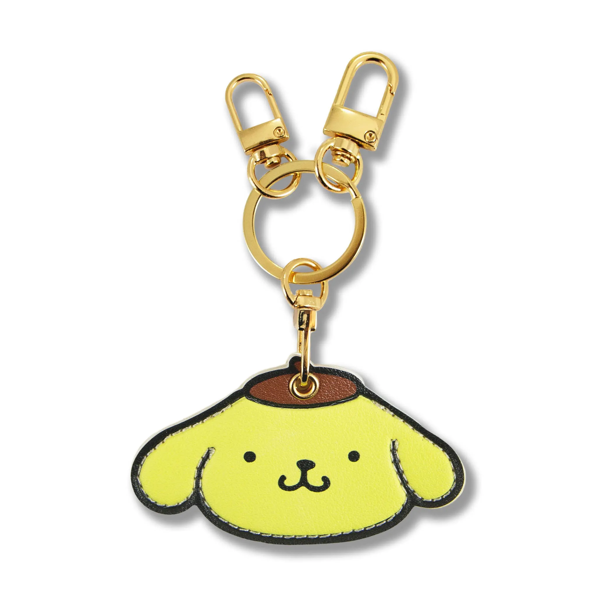 Pompompurin x Sonix AirTag Keychain sold by Sanrio
