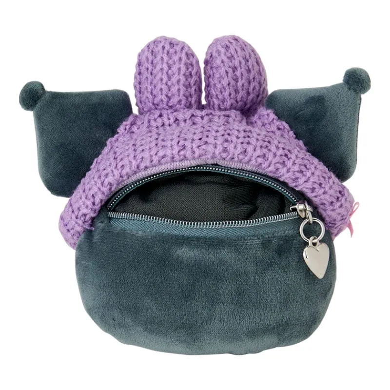 Kuromi Cozy Cap Mascot Clip Pouch sold by Sanrio product image thumbnail 2