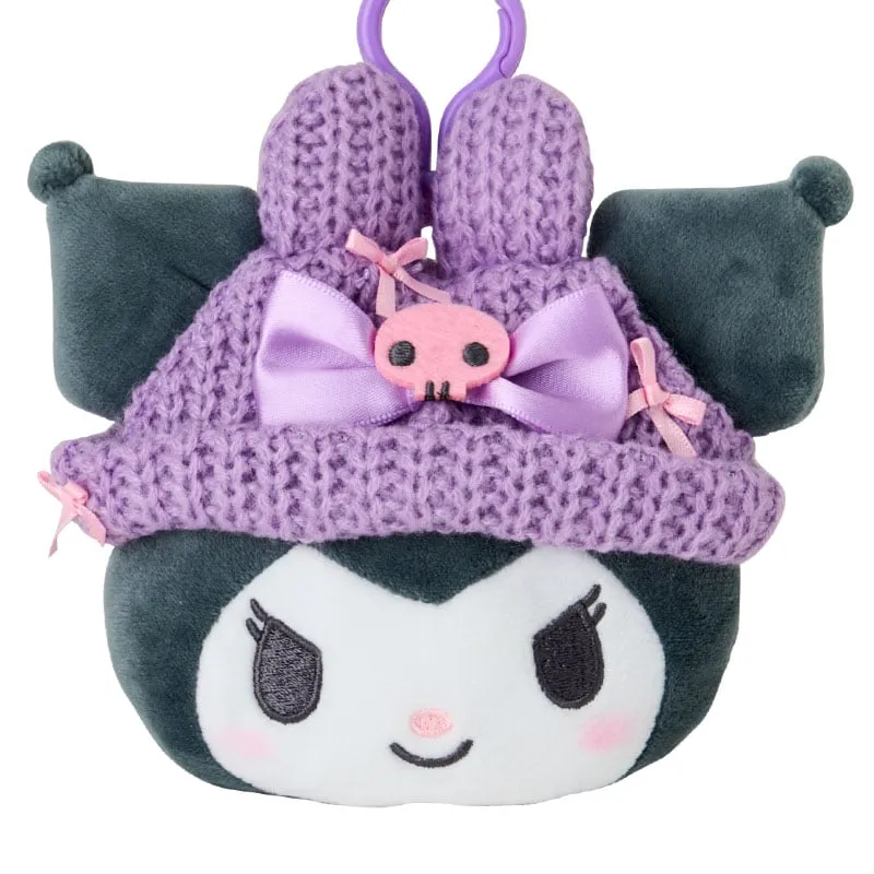 Kuromi Cozy Cap Mascot Clip Pouch sold by Sanrio product image thumbnail 3
