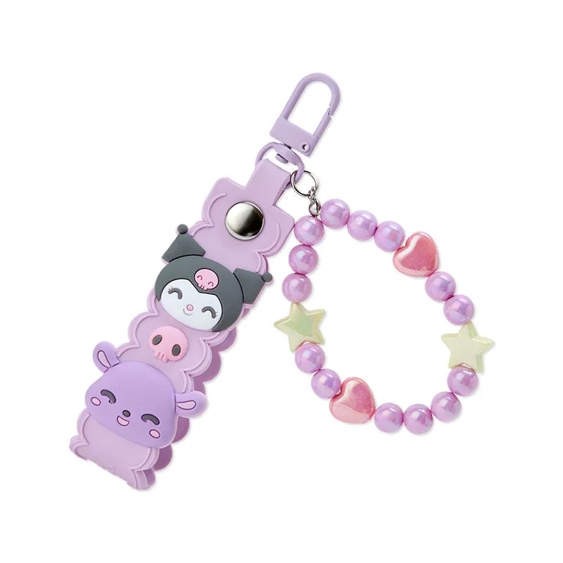 Kuromi Beaded Keychain sold by Sanrio