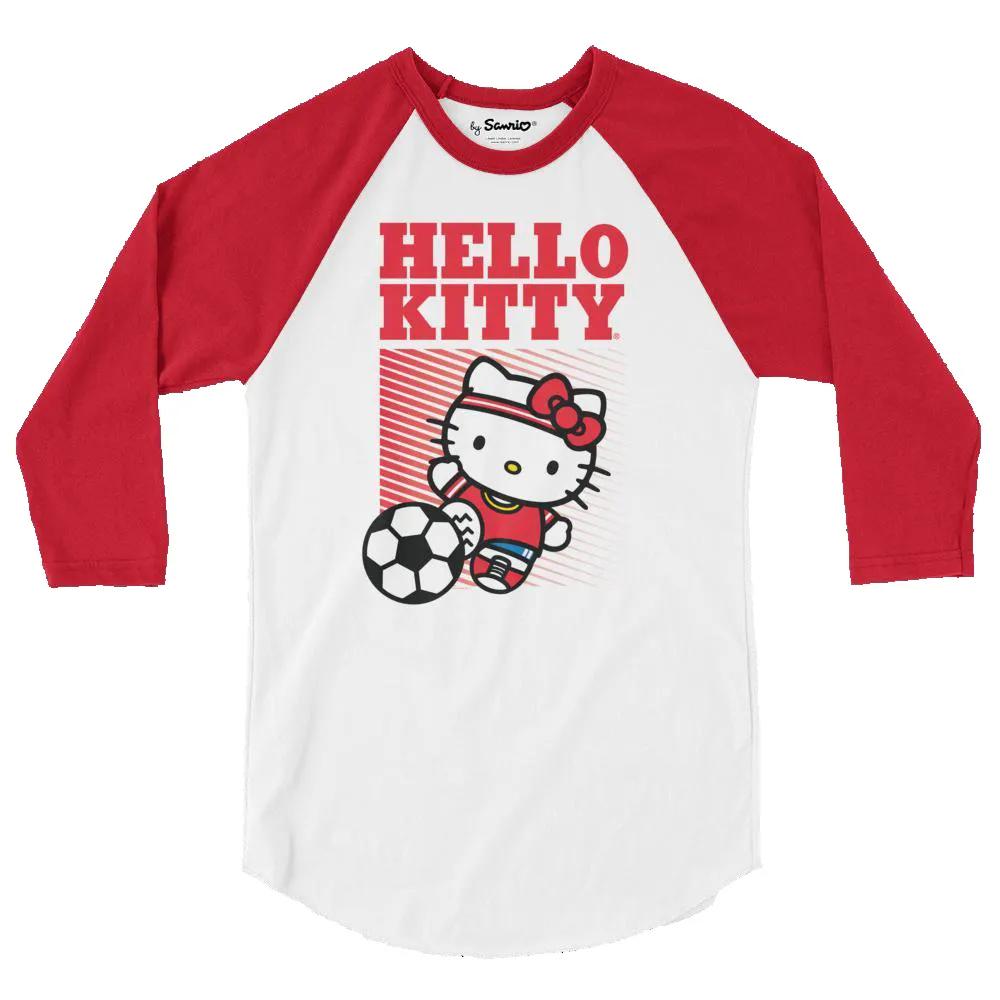 Hello Kitty Soccer Raglan sold by Sanrio