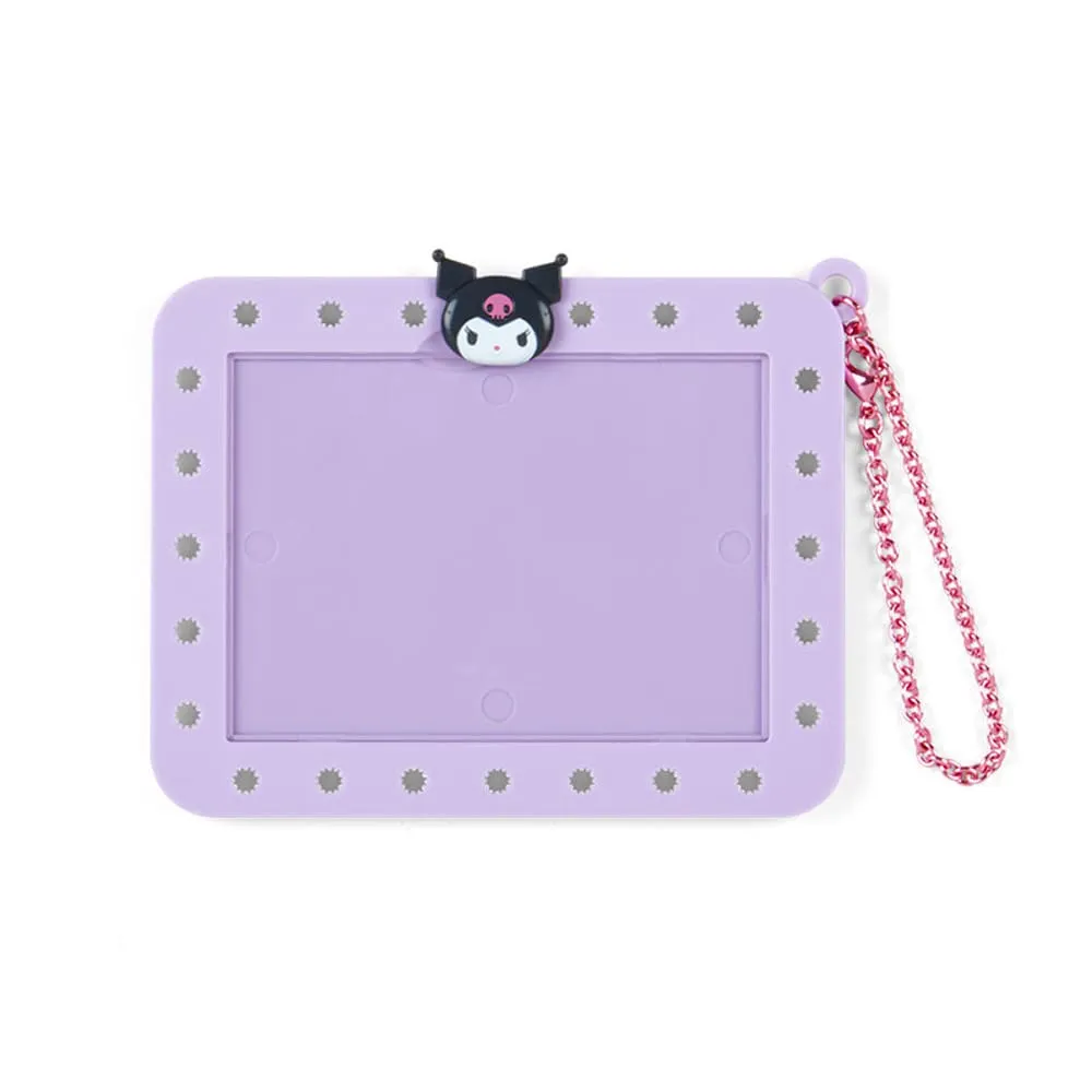 Kuromi Customizable ID Badge Holder (My Pachirun Series) sold by Sanrio