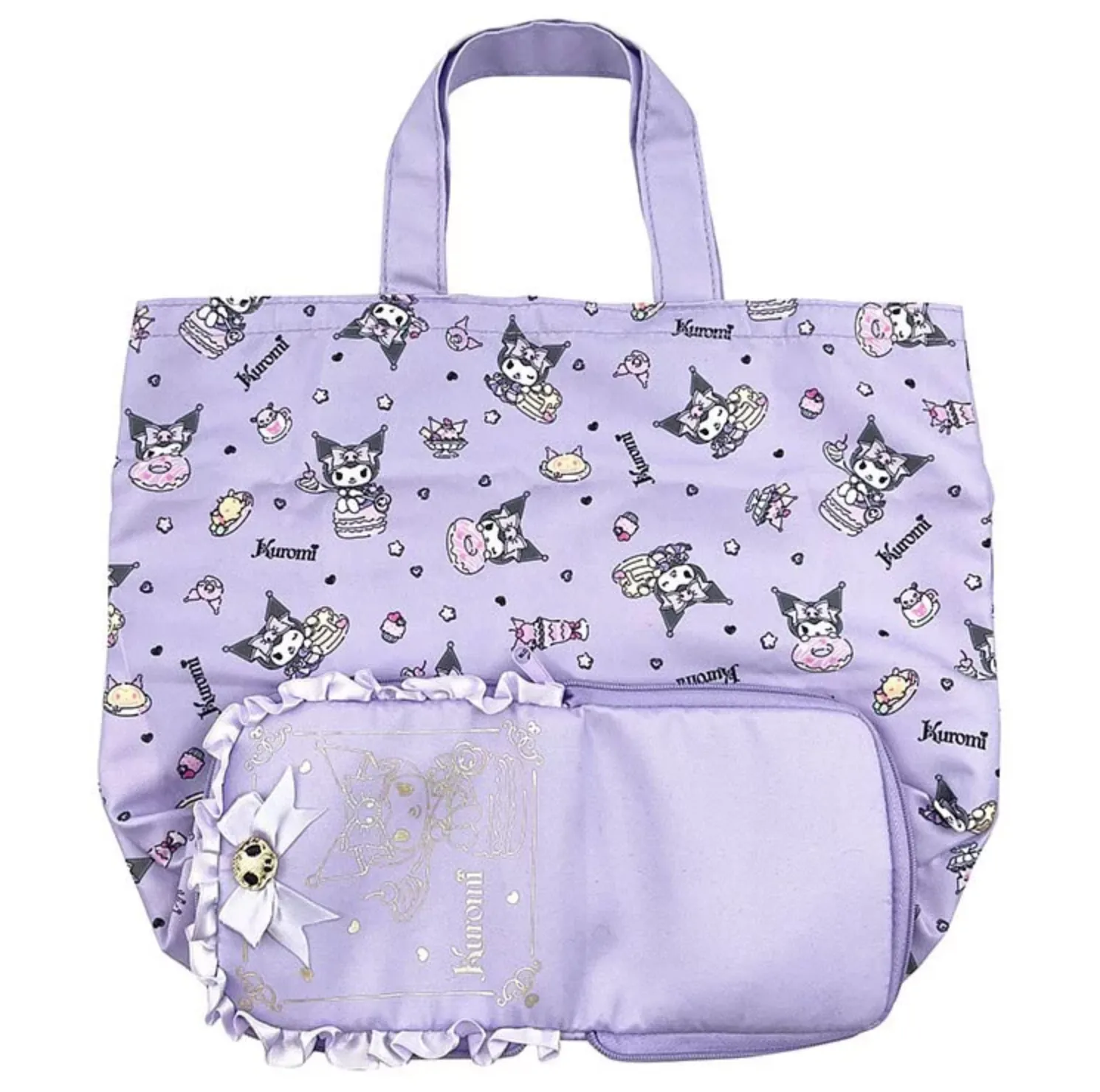 Kuromi Reusable Tote (Cafe Series) sold by Sanrio product image thumbnail 3