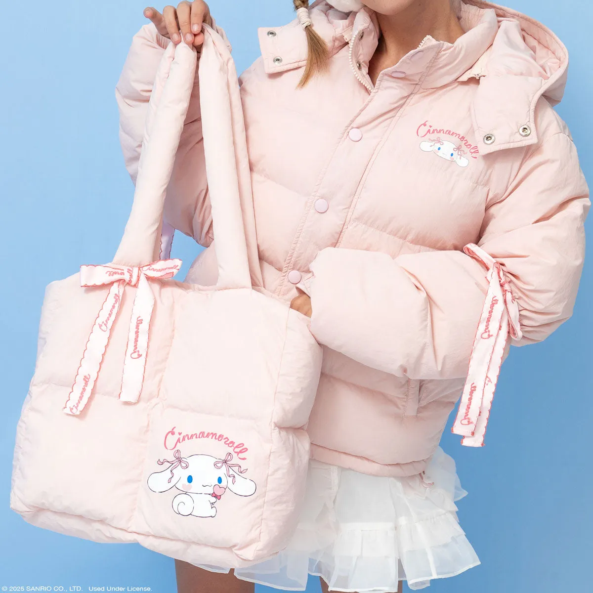 Cinnamoroll x JapanLA Bows Puffer Tote Bag sold by Sanrio product image thumbnail 4