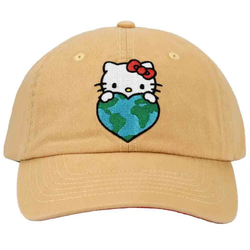 Hello Kitty I Love Earth Embroidered Hat sold by Sanrio