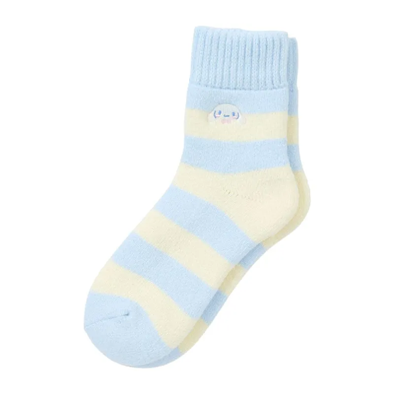 Cinnamoroll Cozy Cuff Striped Lounge Socks sold by Sanrio