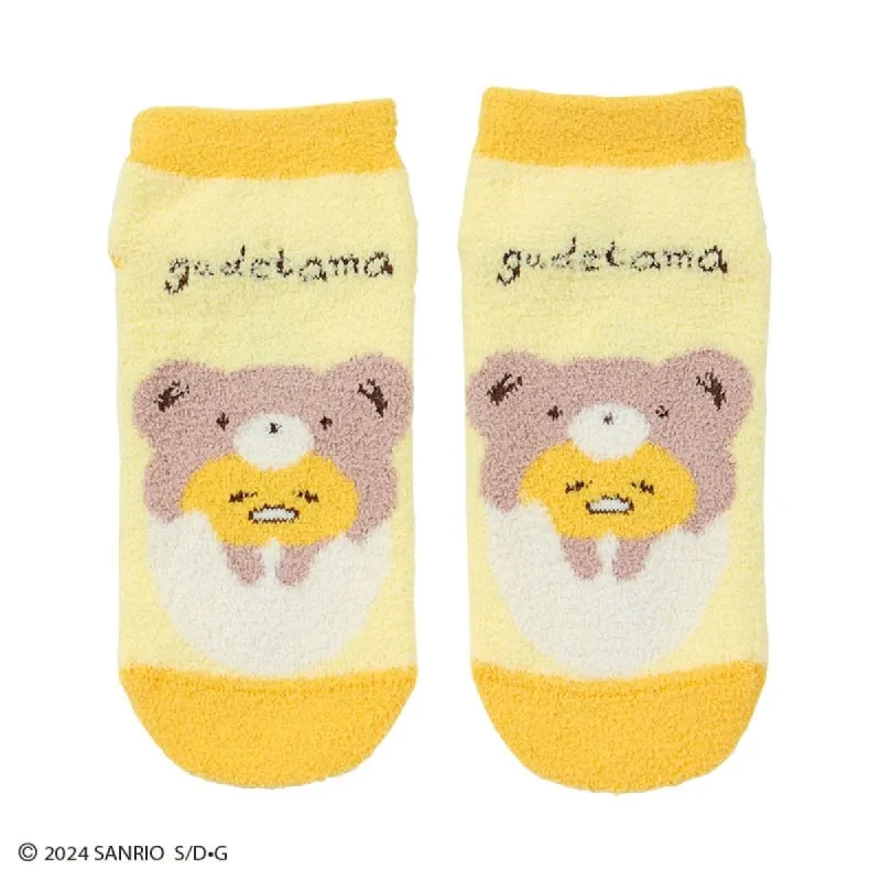 Gudetama Teddy Bear Cozy Ankle Socks sold by Sanrio