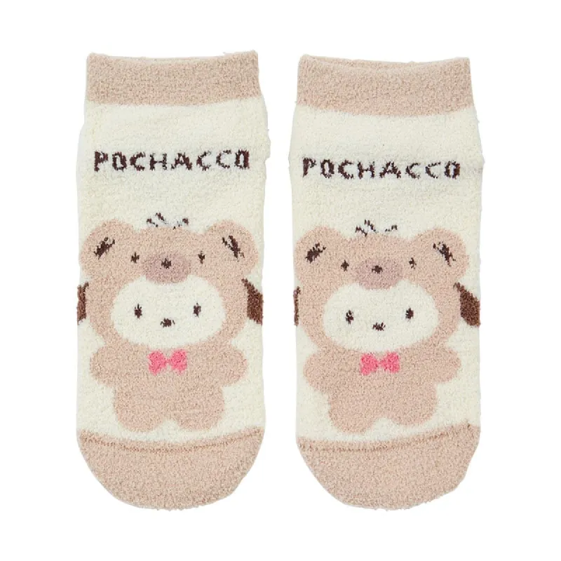 Pochacco Teddy Bear Cozy Ankle Socks sold by Sanrio
