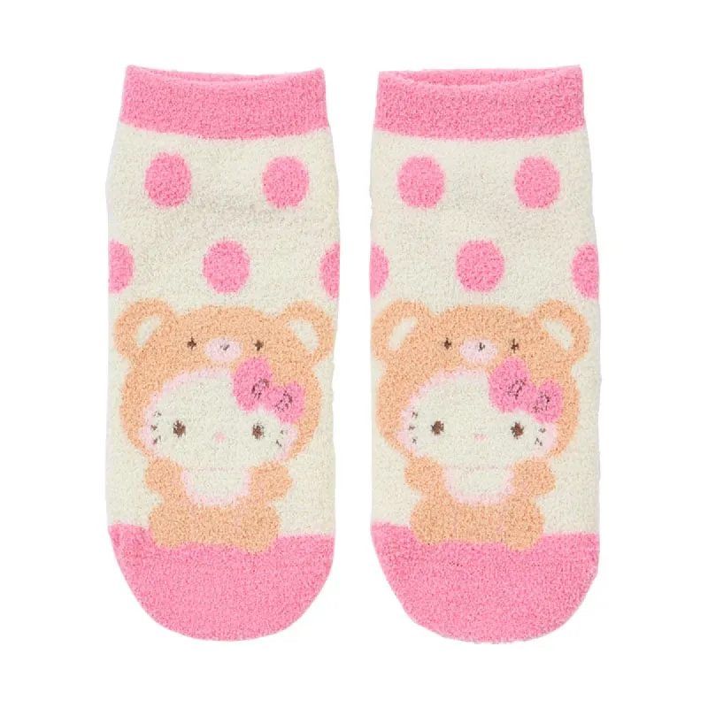Hello Kitty Teddy Bear Cozy Ankle Socks (Pink) sold by Sanrio