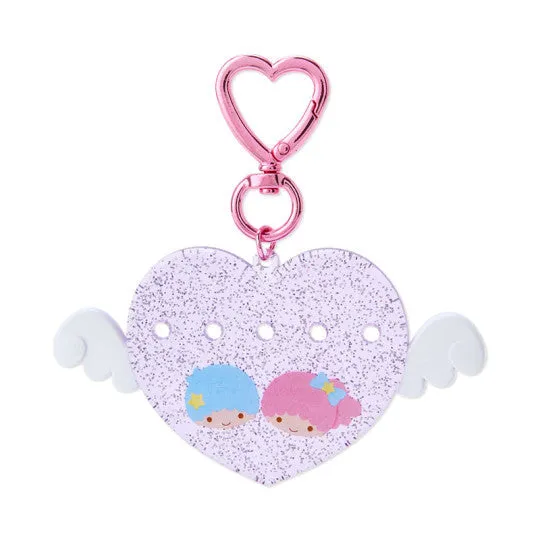 LittleTwinStars Customizable Heart Keychain (My Pachirun Series) sold by Sanrio