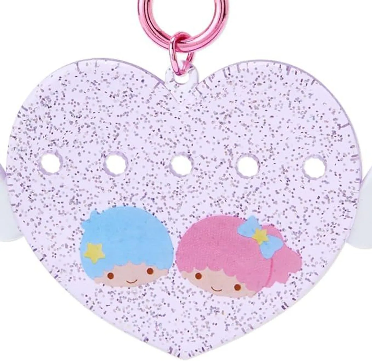 LittleTwinStars Customizable Heart Keychain (My Pachirun Series) sold by Sanrio product image thumbnail 2