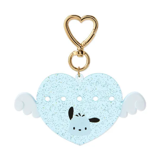 Pochacco Customizable Heart Keychain (My Pachirun Series) sold by Sanrio