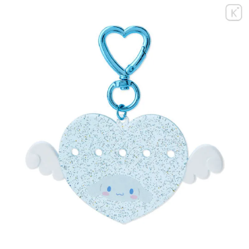 Cinnamoroll Customizable Heart Keychain (My Pachirun Series) sold by Sanrio