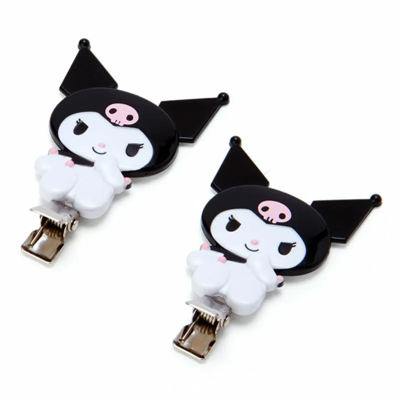 Kuromi Classic Hair Clip Set sold by Sanrio