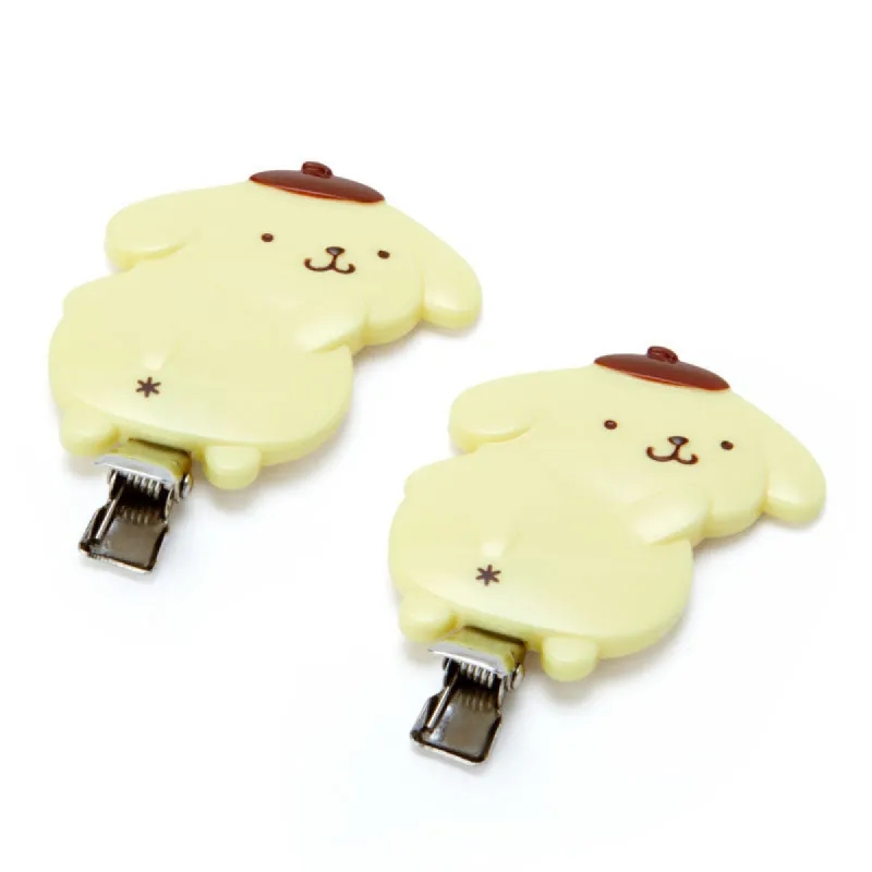 Pompompurin Classic Hair Clip Set sold by Sanrio