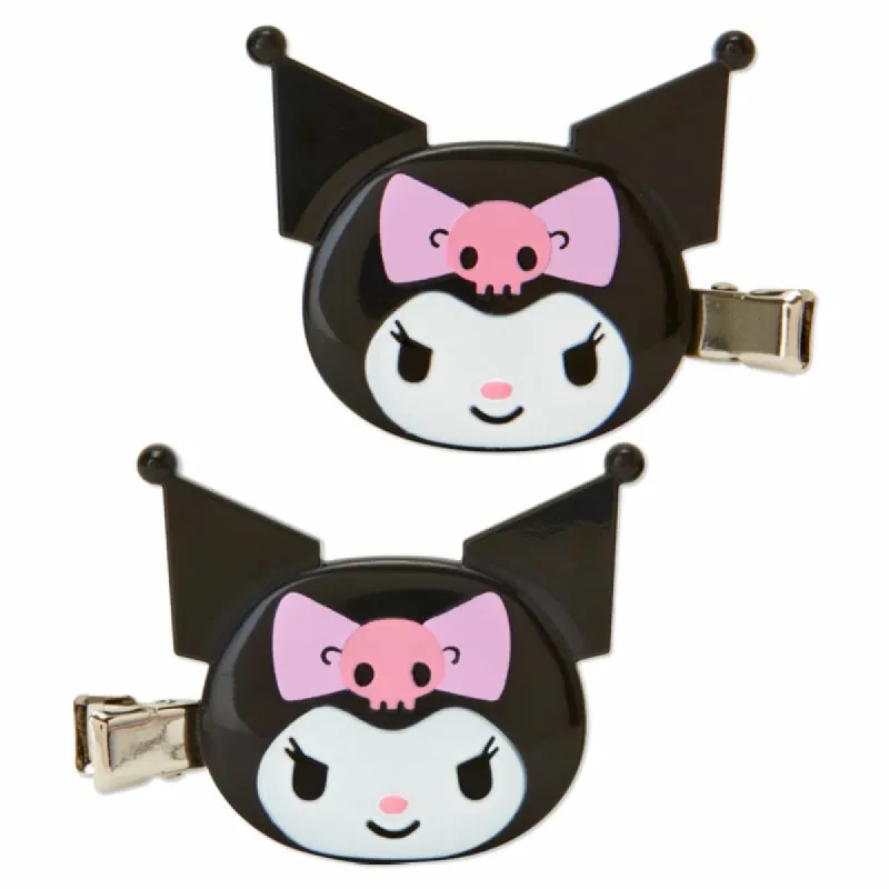 Kuromi Mini Hair Clip Set sold by Sanrio