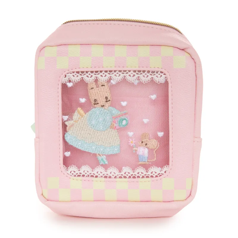 Marron Cream Mini Zipper Pouch (Bon Voyage Series) sold by Sanrio