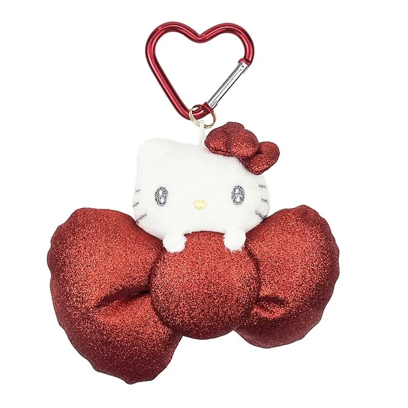 Hello Kitty 50th Anniv. Red Mascot (Metallic Bow Series) sold by Sanrio