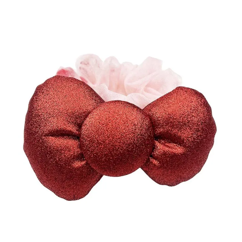 Hello Kitty 50th Anniv. Hair Scrunchie (Metallic Bow Series) sold by Sanrio